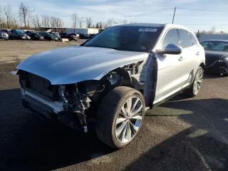 2021 Jaguar F-PACE S with VIN SADCJ2EU9MA683953, listed as a Copart auction lot 46843045 with 40,526 mi miles and Salvage Title. Bid and sale history available at carsss.com. Image 1.