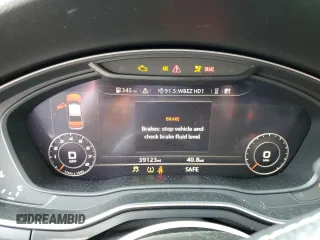 2019 Audi S4 Prestige z VIN WAUC4AF46KA116993, wystawiony jako Copart lot #55222725 z przebiegiem 39 123 mil mil oraz Szkody całkowita. Historia ofert i sprzedaży dostępna na DreamBid. Obrazek 9.