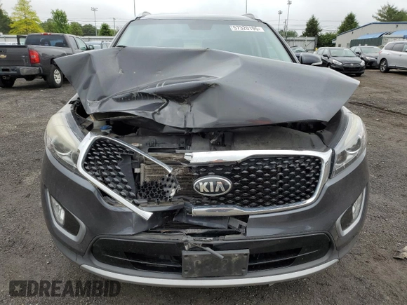 2017 Kia Sorento EX with VIN 5XYPHDA55HG230969, listed as a Copart auction lot 57320195 with 140,663 mi miles and Salvage title. Bid and sale history available at DreamBid. Image 5.