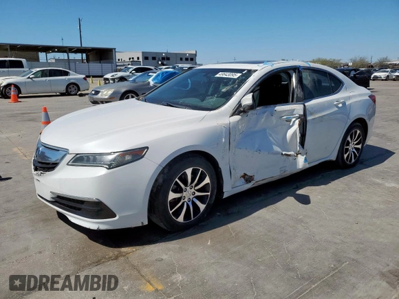 2016 Acura TLX with VIN 19UUB1F32GA008089, listed as a Copart auction lot 49643095 with 71,093 mi miles and Salvage Title. Bid and sale history available at carsss.com. Image 1.