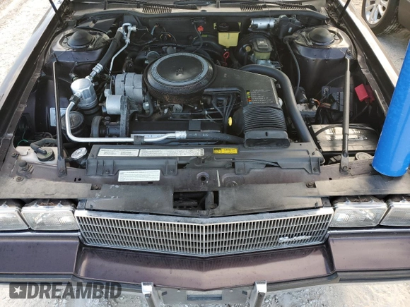 1985 Cadillac Fleetwood z VIN 1G6CB6984F4218496, wystawiony jako Copart lot #77674544 z przebiegiem 49 089 mil mil oraz Tytuł czysty. Historia ofert i sprzedaży dostępna na DreamBid. Obrazek 11.