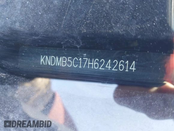 2017 Kia Sedona LX with VIN KNDMB5C17H6242614, listed as a IAAI auction lot 41572420 with 115,707 mi miles and . Bid and sale history available at carsss.com. Image 9.
