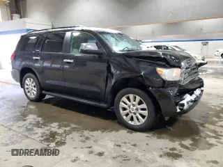 2015 Toyota Sequoia Platinum with VIN 5TDDY5G15FS117536, listed as a Copart auction lot 86520254 with 180,553 mi miles and Salvage Title. Bid and sale history available at carsss.com. Image 4.