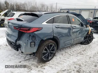 2023 Infiniti QX55 Luxe with VIN 3PCAJ5JR4PF121072, listed as a Copart auction lot 85636674 with Not provided miles and Salvage title. Bid and sale history available at DreamBid. Image 3.