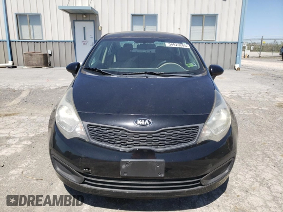 2015 Kia Rio LX with VIN KNADM4A35F6457041, listed as a Copart auction lot 54929285 with 183,431 mi miles and Clean Title. Bid and sale history available at carsss.com. Image 5.
