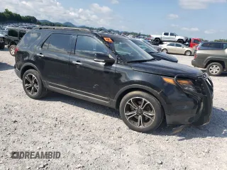 2014 Ford Explorer Sport with VIN 1FM5K8GT4EGB77000, listed as a Copart auction lot 64167555 with 72,139 mi miles and Salvage title. Bid and sale history available at DreamBid. Image 4.