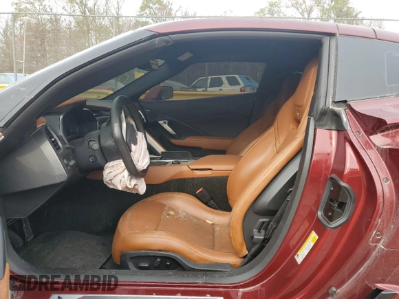 2019 Chevrolet Corvette Grand Sport 2LT with VIN 1G1YY2D70K5103755, listed as a Copart auction lot 81517914 with 0 mi miles and Salvage Title. Bid and sale history available at carsss.com. Image 7.