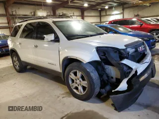 2008 GMC Acadia SLT1 with VIN 1GKEV23708J134349, listed as a Copart auction lot 46836435 with 165,200 mi miles and Salvage Title. Bid and sale history available at DreamBid. Image 4.