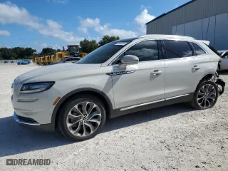 2022 Lincoln Nautilus Reserve with VIN 2LMPJ8KP7NBL17252, listed as a Copart auction lot 69043334 with 37,703 mi miles and Salvage Title. Bid and sale history available at carsss.com. Image 1.
