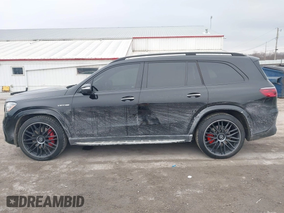 2024 Mercedes-Benz GLS 63 AMG with VIN 4JGFF8KE1RB077568, listed as a IAAI auction lot 41500870 with 15,854 mi miles and . Bid and sale history available at DreamBid. Image 14.