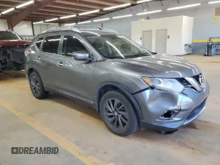 2015 Nissan Rogue SV with VIN 5N1AT2MVXFC857734, listed as a Copart auction lot 53336975 with 170,944 mi miles and Salvage Title. Bid and sale history available at DreamBid. Image 4.