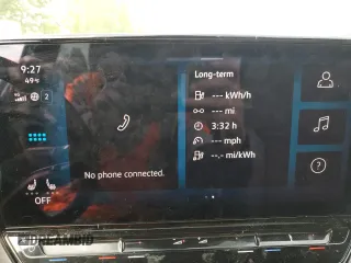 2021 Volkswagen ID.4 Pro S z VIN WVGKMPE27MP058308, wystawiony jako Copart lot #49283695 z przebiegiem Nie podano mil oraz Szkoda całkowita • Salvage title. Historia ofert i sprzedaży dostępna na DreamBid. Obrazek 9.