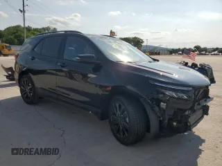 2023 Chevrolet Equinox RS with VIN 3GNAXMEGXPL140736, listed as a Copart auction lot 56400855 with 52,790 mi miles and Salvage title. Bid and sale history available at DreamBid. Image 4.