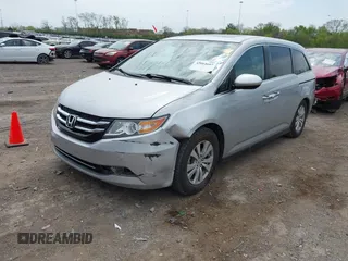 2014 Honda Odyssey EX-L with VIN 5FNRL5H60EB115792, listed as a IAAI auction lot 42064607 with 191,055 mi miles and . Bid and sale history available at carsss.com. Image 6.
