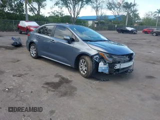 2024 Toyota Corolla LE with VIN 5YFB4MDE0RP156942, listed as a IAAI auction lot 42211104 with 2,421 mi miles and . Bid and sale history available at DreamBid. Image 1.