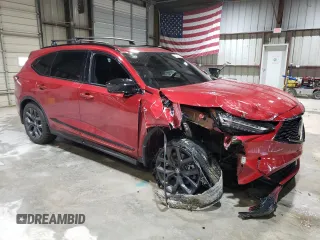 2023 Acura MDX w/A-Spec Package with VIN 5J8YE1H04PL040249, listed as a Copart auction lot 44344885 with Not Provided miles and Salvage Title. Bid and sale history available at DreamBid. Image 4.