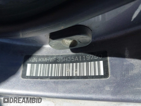2005 Hyundai Sonata GLS with VIN KMHWF35H35A119750, listed as a IAAI auction lot 41687575 with 146,419 mi miles. Bid and sale history available at carsss.com. Image 9.