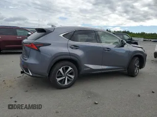 2018 Lexus NX 300h with VIN JTJBJRBZXJ2082652, listed as a Copart auction lot 58744985 with 106,090 mi miles and Salvage title. Bid and sale history available at DreamBid. Image 3.
