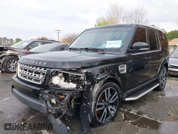 2015 Land Rover LR4 Lux with VIN SALAK2V66FA760145, listed as a IAAI auction lot 41879409 with 103,051 mi miles and . Bid and sale history available at DreamBid. Image 2.
