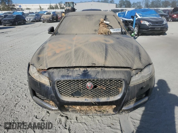 2017 Jaguar XF 35t Prestige with VIN SAJBE4BV9HCY33365, listed as a Copart auction lot 74509854 with 0 mi miles and Salvage Title. Bid and sale history available at carsss.com. Image 5.
