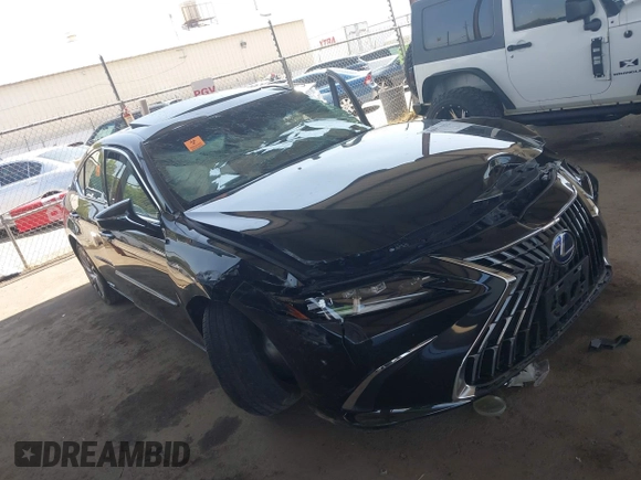 2022 Lexus ES 300h Luxury with VIN 58AEA1C12NU015634, listed as a IAAI auction lot 42575127 with 46,905 mi miles and . Bid and sale history available at DreamBid. Image 1.