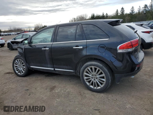 2011 Lincoln MKX z VIN 2LMDJ8JK9BBJ26324, wystawiony jako Copart lot #55482985 z przebiegiem Nie podano mil oraz Szkoda całkowita • Salvage title. Historia ofert i sprzedaży dostępna na DreamBid. Obrazek 2.