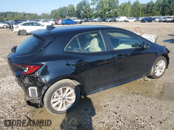 2024 Toyota Corolla Hatchback SE with VIN JTND4MBE8R3219365, listed as a Copart auction lot 72130284 with 17,881 mi miles and Salvage Title. Bid and sale history available at carsss.com. Image 3.