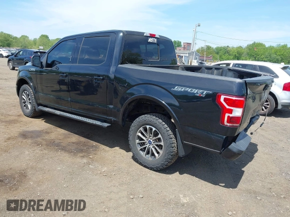 2018 Ford F-150 XL with VIN 1FTEW1EG0JFB61382, listed as a IAAI auction lot 42231412 with 101,376 mi miles and . Bid and sale history available at DreamBid. Image 3.