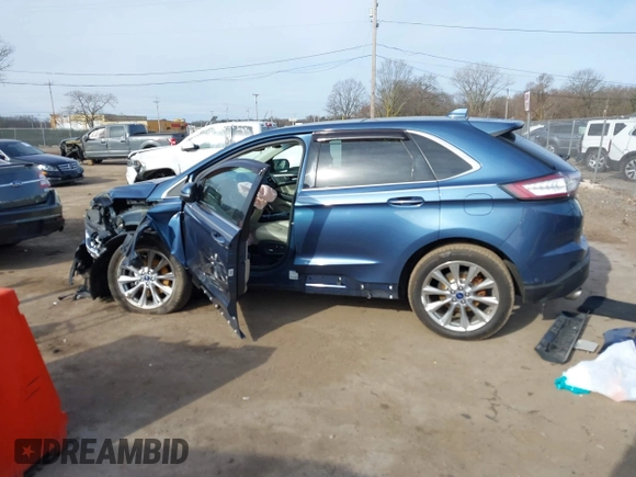 2018 Ford Edge Titanium with VIN 2FMPK4K98JBB18255, listed as a IAAI auction lot 41875471 with 166,896 mi miles. Bid and sale history available at carsss.com. Image 15.
