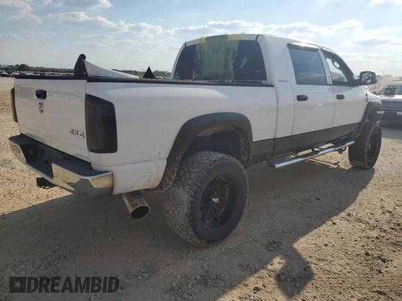 2007 Dodge Ram 2500 SLT with VIN 3D7KS29C47G733997, listed as a Copart auction lot 73201554 with 0 mi miles and Salvage Title. Bid and sale history available at carsss.com. Image 3.