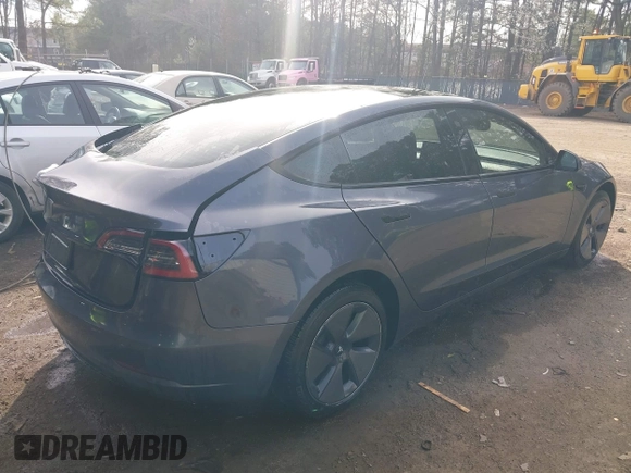 2023 Tesla Model 3 with VIN 5YJ3E1EA6PF567170, listed as a IAAI auction lot 41837040 with 36,193 mi miles and . Bid and sale history available at DreamBid. Image 4.