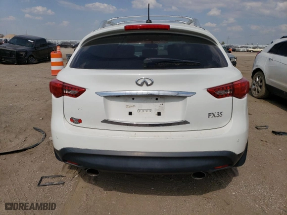 2009 Infiniti FX35 with VIN JNRAS18W09M151312, listed as a Copart auction lot 71401194 with 72,583 mi miles and Clean Title. Bid and sale history available at carsss.com. Image 6.