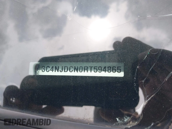 2024 Jeep Compass Limited z VIN 3C4NJDCN0RT594865, wystawiony jako IAAI lot #42731726 z przebiegiem Nie podano mil oraz . Historia ofert i sprzedaży dostępna na DreamBid. Obrazek 9.