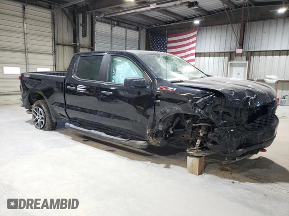 2019 Chevrolet Silverado 1500 Custom Trail Boss with VIN 3GCPYCEH7KG186125, listed as a Copart auction lot 82405034 with 67,095 mi miles and Salvage Title. Bid and sale history available at carsss.com. Image 4.