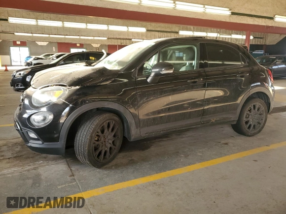 2017 FIAT 500X Urbana Edition with VIN ZFBCFXCB8HP611806, listed as a Copart auction lot 82970814 with 99,225 mi miles and Salvage title. Bid and sale history available at DreamBid. Image 1.