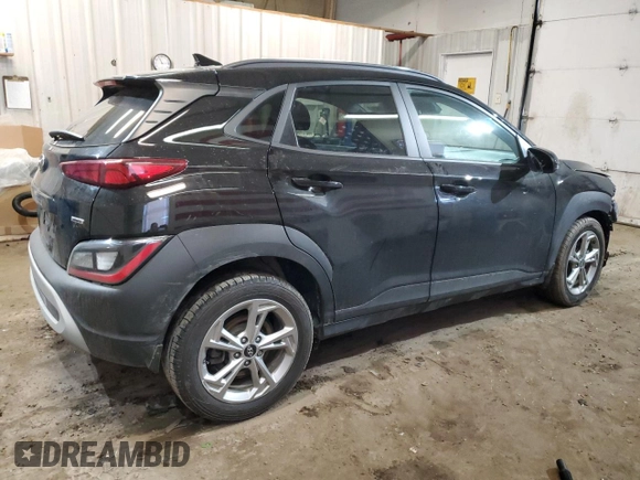 2022 Hyundai Kona SEL with VIN KM8K6CAB0NU818879, listed as a Copart auction lot 48735765 with 48,914 mi miles and Salvage Title. Bid and sale history available at DreamBid. Image 3.