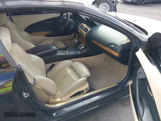 2007 BMW 6 Series 650i with VIN WBAEK13587CN82528, listed as a IAAI auction lot 41906164 with 150,234 mi miles. Bid and sale history available at carsss.com. Image 5.