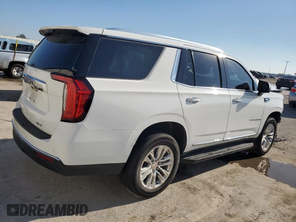2022 GMC Yukon SLT with VIN 1GKS2BKT7NR191588, listed as a Copart auction lot 85650494 with 0 mi miles and Non Repairable. Bid and sale history available at carsss.com. Image 3.