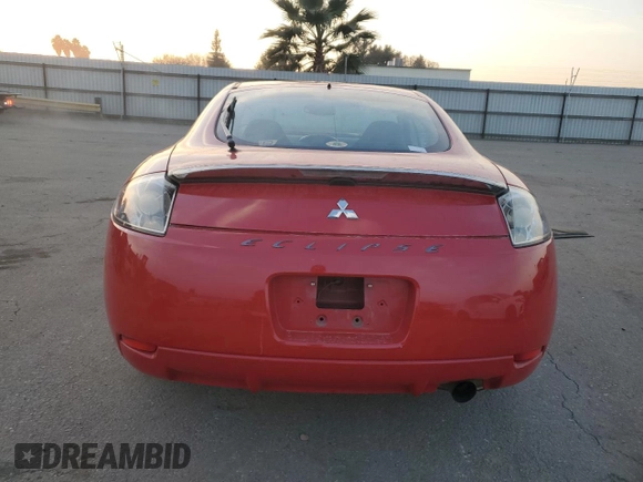 2007 Mitsubishi Eclipse GS with VIN 4A3AK24FX7E030030, listed as a Copart auction lot 84701074 with 166,123 mi miles and Salvage Title. Bid and sale history available at carsss.com. Image 6.