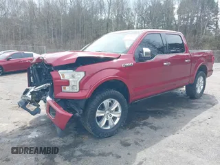2017 Ford F-150 XL with VIN 1FTEW1EF2HFA96889, listed as a IAAI auction lot 41740720 with 78,543 mi miles. Bid and sale history available at carsss.com. Image 2.