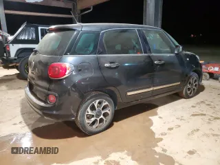2014 FIAT 500L Lounge with VIN ZFBCFACH7EZ022649, listed as a Copart auction lot 87947995 with 40,969 mi miles and Salvage Title. Bid and sale history available at DreamBid. Image 3.