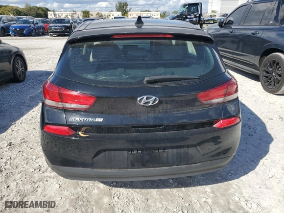 2020 Hyundai Elantra GT with VIN KMHH35LE7LU145575, listed as a Copart auction lot 46369445 with NaN miles and Salvage Title. Bid and sale history available at carsss.com. Image 6.