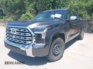 2024 Toyota Tundra 1794 Edition with VIN 5TFMA5DBXRX142402, listed as a IAAI auction lot 42619668 with 17,523 mi miles and . Bid and sale history available at DreamBid. Image 17.