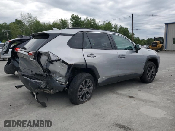 2022 Toyota RAV4 Hybrid XLE Premium with VIN 2T3B6RFV5NW034498, listed as a Copart auction lot 62395105 with 10,590 mi miles and Clean title. Bid and sale history available at DreamBid. Image 3.