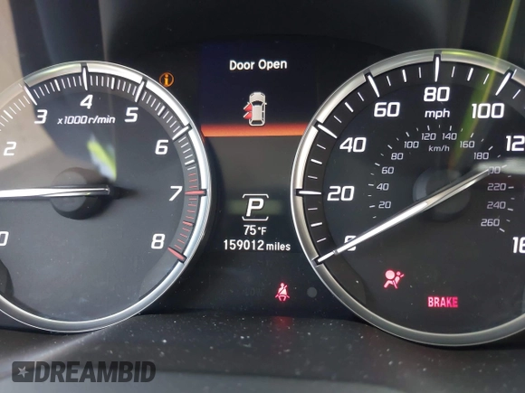 2014 Acura MDX with VIN 5FRYD4H22EB003896, listed as a IAAI auction lot 42014850 with 159,012 mi miles. Bid and sale history available at carsss.com. Image 7.