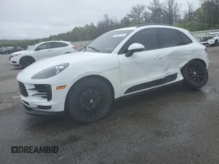 2019 Porsche Macan with VIN WP1AA2A54KLB04594, listed as a Copart auction lot 57502195 with 43,681 mi miles and Salvage title. Bid and sale history available at DreamBid. Image 1.
