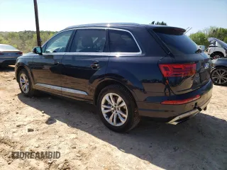 2017 Audi Q7 Premium Plus with VIN WA1LAAF75HD016052, listed as a Copart auction lot 52279635 with 136,083 mi miles and Salvage Title. Bid and sale history available at carsss.com. Image 2.