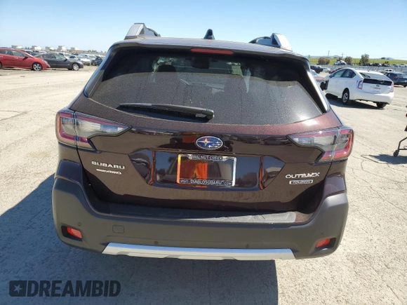 2024 Subaru Outback Touring with VIN 4S4BTAPC6R3175236, listed as a Copart auction lot 49571505 with 13,543 mi miles and Salvage title. Bid and sale history available at DreamBid. Image 6.