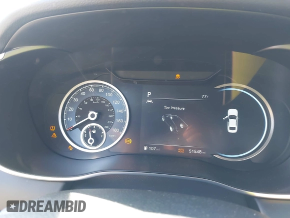 2022 Genesis G70 3.3T z VIN KMTG54TE0NU084191, wystawiony jako IAAI lot #41479649 z przebiegiem 51 548 mil mil oraz . Historia ofert i sprzedaży dostępna na DreamBid. Obrazek 7.