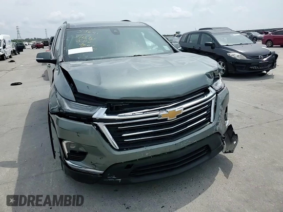 2023 Chevrolet Traverse LT Cloth with VIN 1GNERGKW3PJ108498, listed as a Copart auction lot 57167675 with 101,936 mi miles and Salvage title. Bid and sale history available at DreamBid. Image 14.